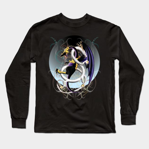 balance dragons Long Sleeve T-Shirt by tecnotequila